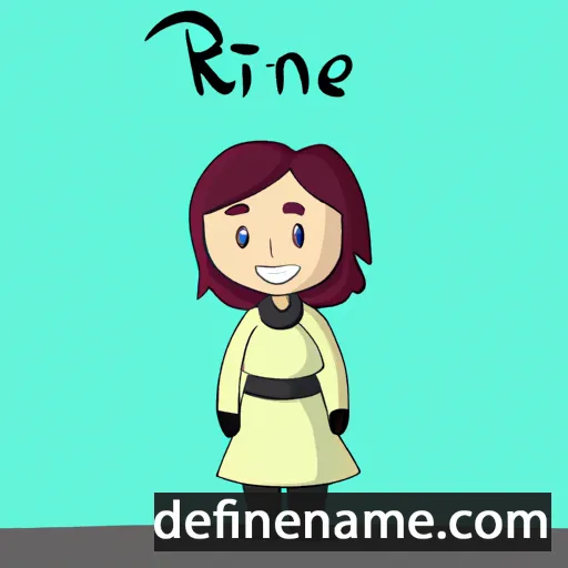 cartoon of the name Irine