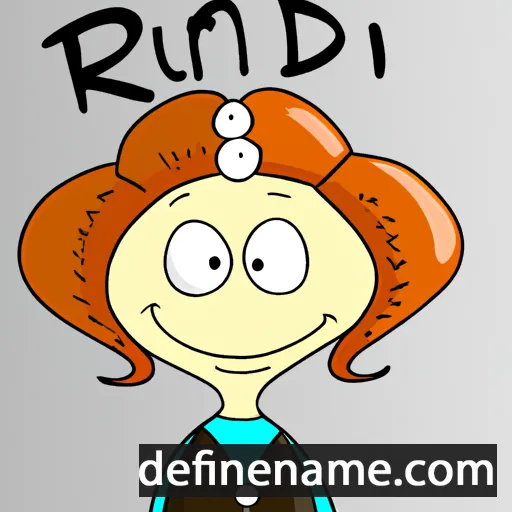 cartoon of the name Irmtrud