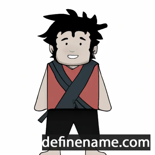 Isamu cartoon