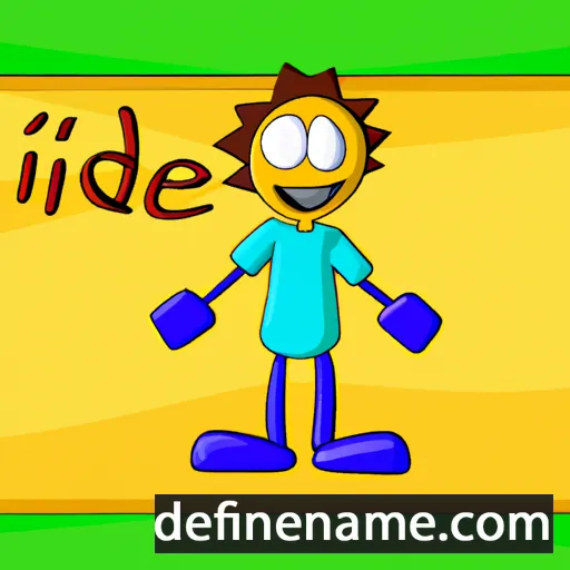 cartoon of the name Iside