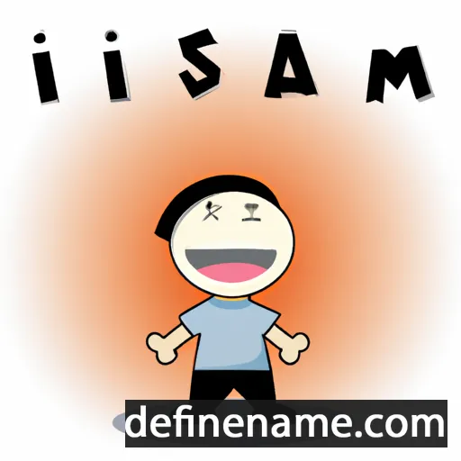 cartoon of the name Isma'il