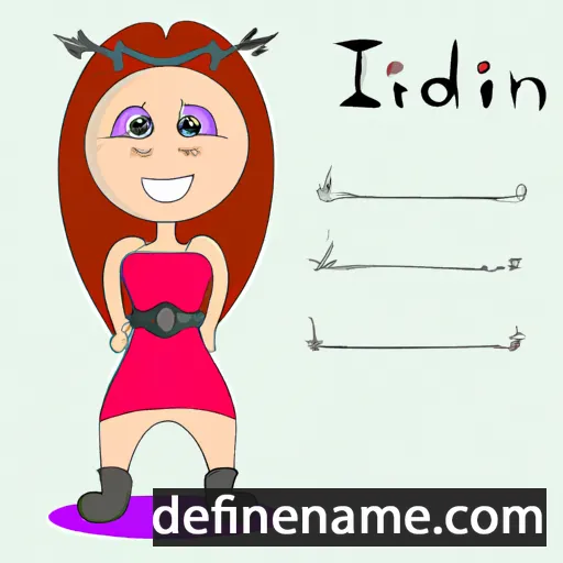 cartoon of the name Iðunn