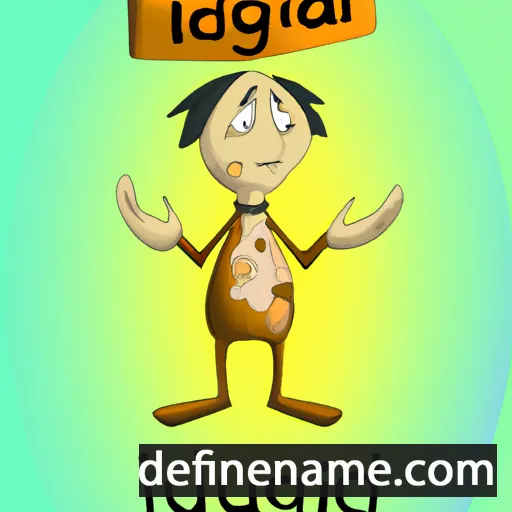 cartoon of the name Iudgual