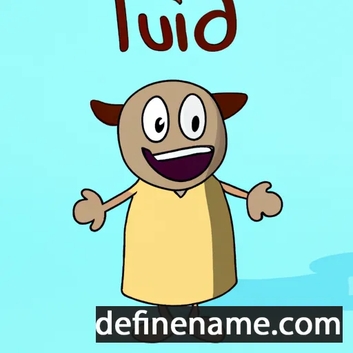 cartoon of the name Iudithu