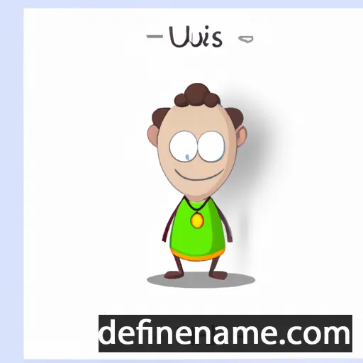 cartoon of the name Iudris