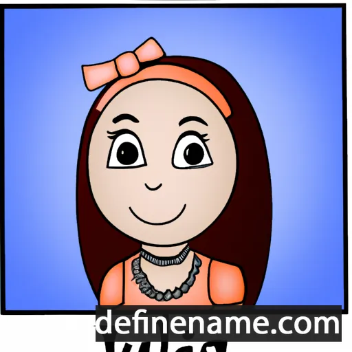 cartoon of the name Iulia