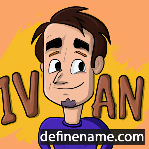 cartoon of the name Iván