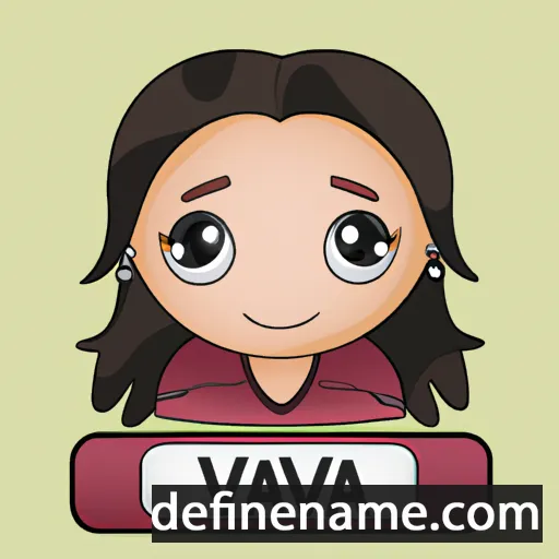 cartoon of the name Ivana