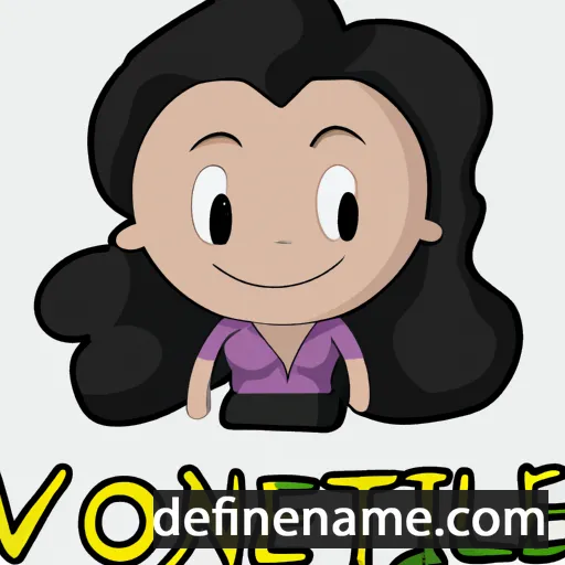 cartoon of the name Ivonette