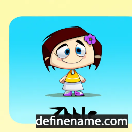 cartoon of the name Izabel