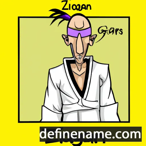 cartoon of the name Izanagi