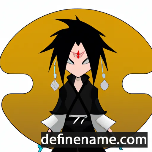 cartoon of the name Izanami