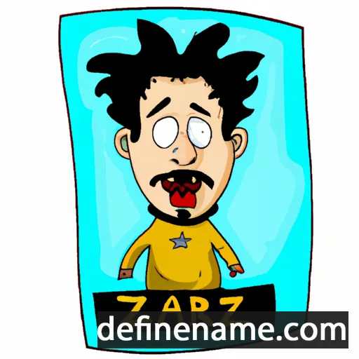 cartoon of the name Izar