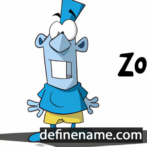 cartoon of the name Izotz