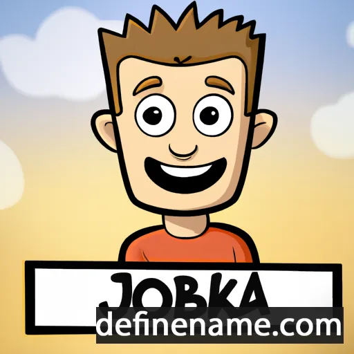 cartoon of the name Jákob