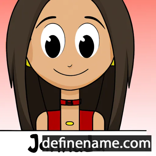 cartoon of the name Jacinda