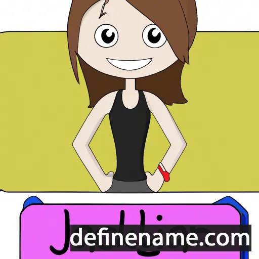 cartoon of the name Jackalyn