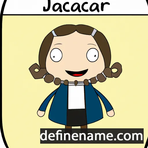 cartoon of the name Jacoba