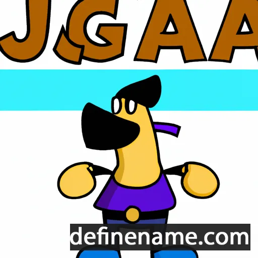 cartoon of the name Jaga