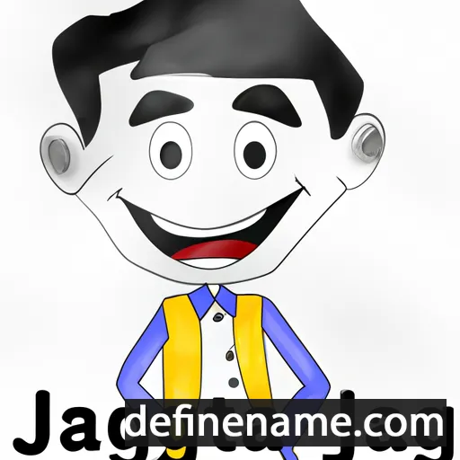 cartoon of the name Jagjit