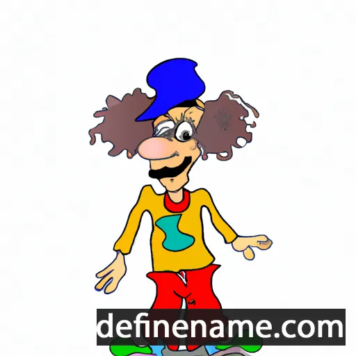 cartoon of the name Jakov