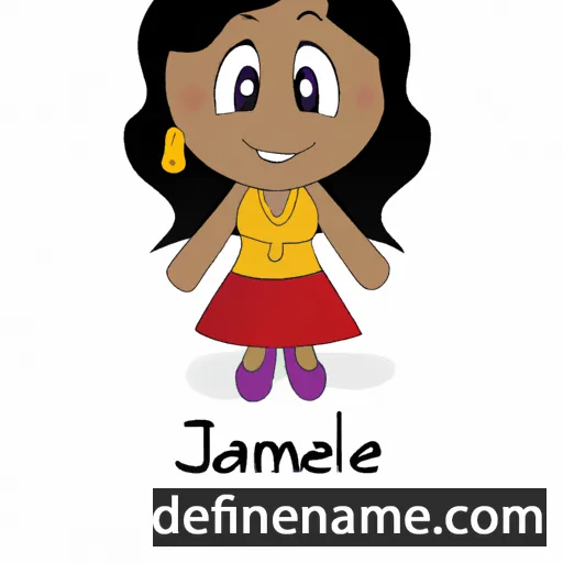 cartoon of the name Jameela