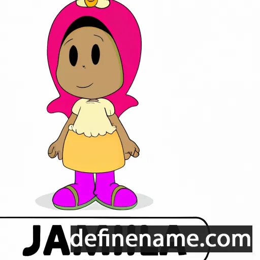 cartoon of the name Jamila