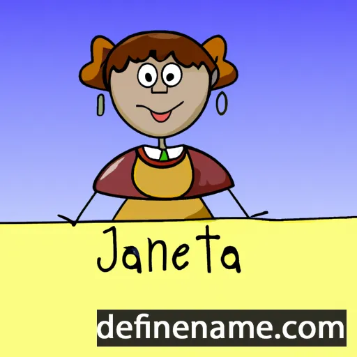 cartoon of the name Janetta