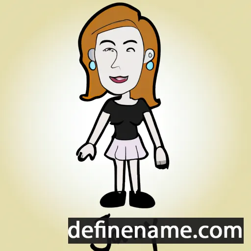 cartoon of the name Janey