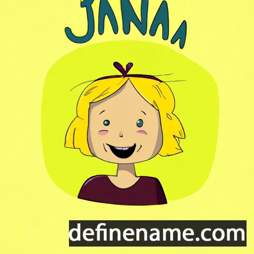 Janīna cartoon