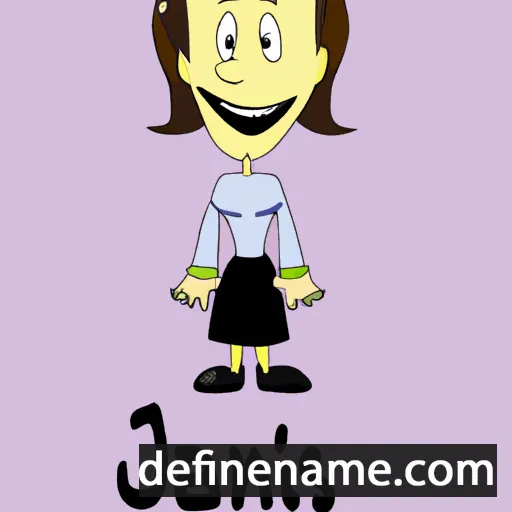 cartoon of the name Janis