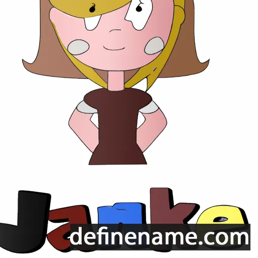 cartoon of the name Janneke