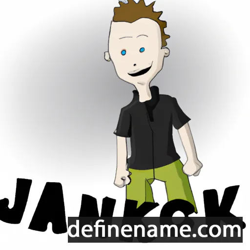 cartoon of the name Jannick