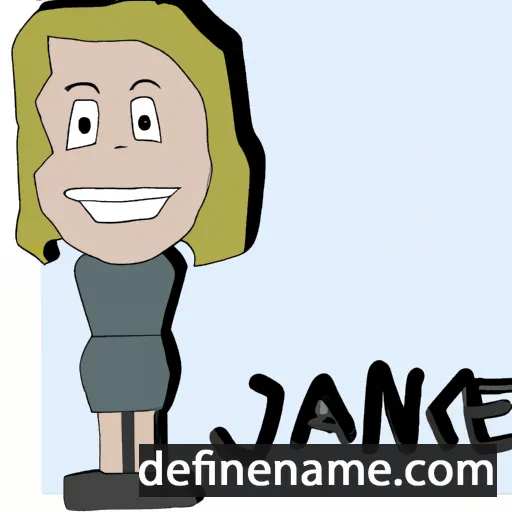 Jannike cartoon