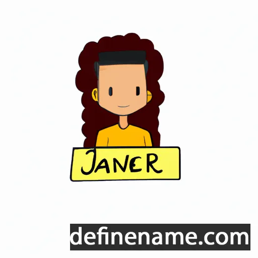 cartoon of the name Janvier