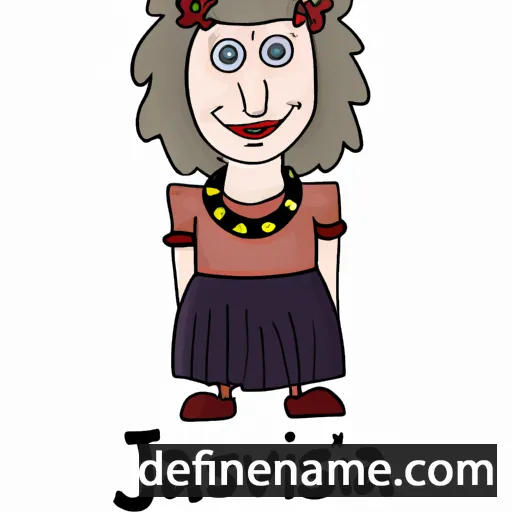 cartoon of the name Jaroslava