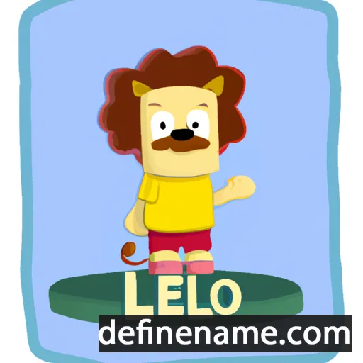 cartoon of the name Lleó