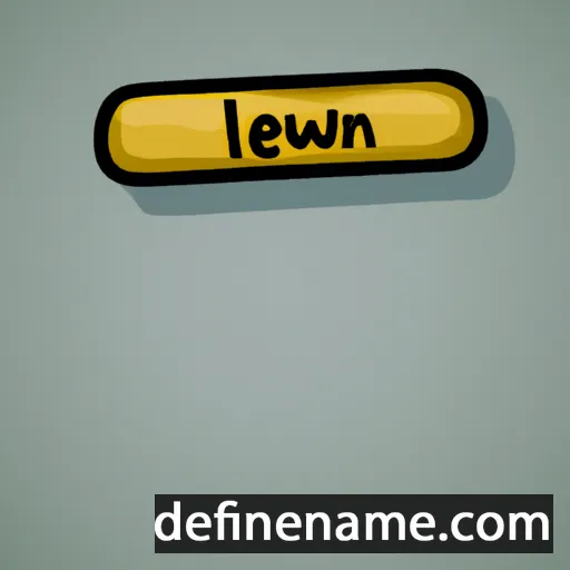 cartoon of the name Lleuwen