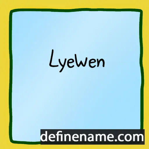 cartoon of the name Llewelyna