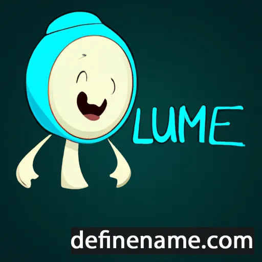 Llume cartoon