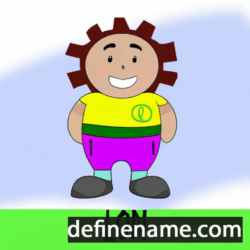 cartoon of the name Lóni