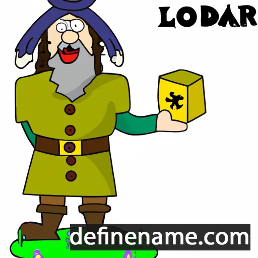 Løðar cartoon