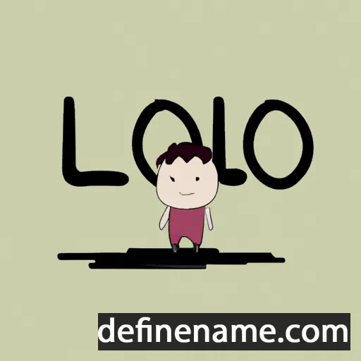 cartoon of the name Lộc