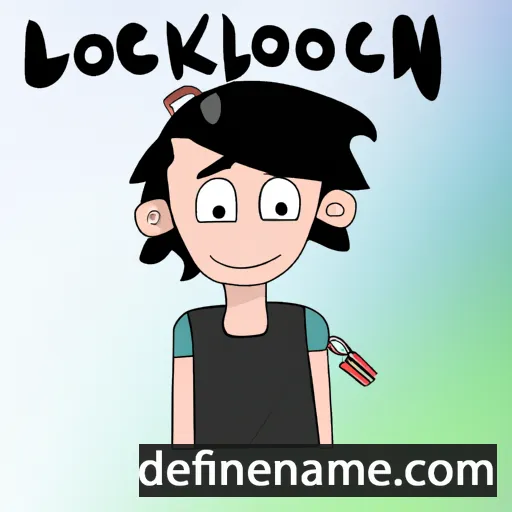 cartoon of the name Locklyn