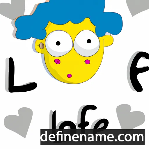 cartoon of the name Loef