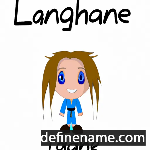 cartoon of the name Loghanne