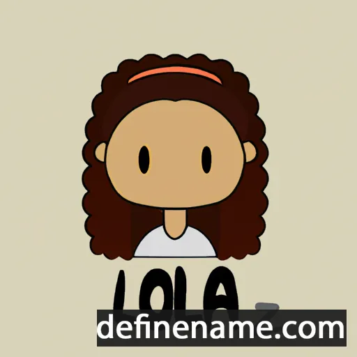 cartoon of the name Loíza