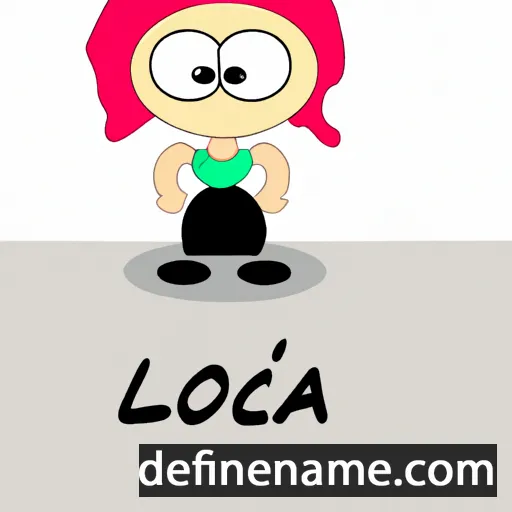 Loïca cartoon