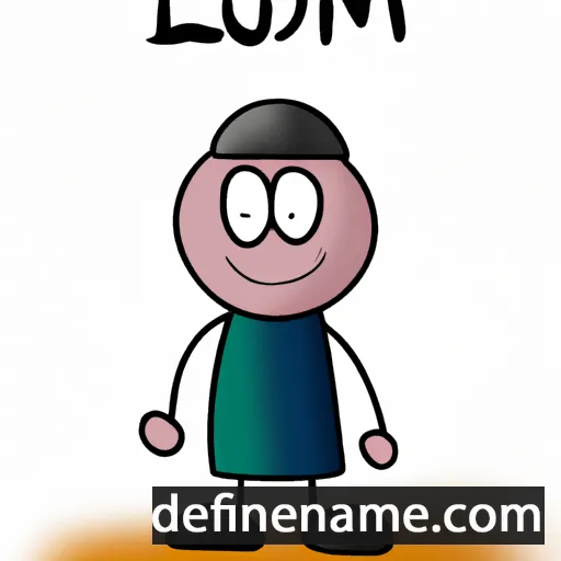 cartoon of the name Lom