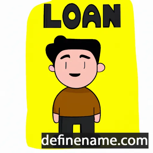 cartoon of the name Lonan